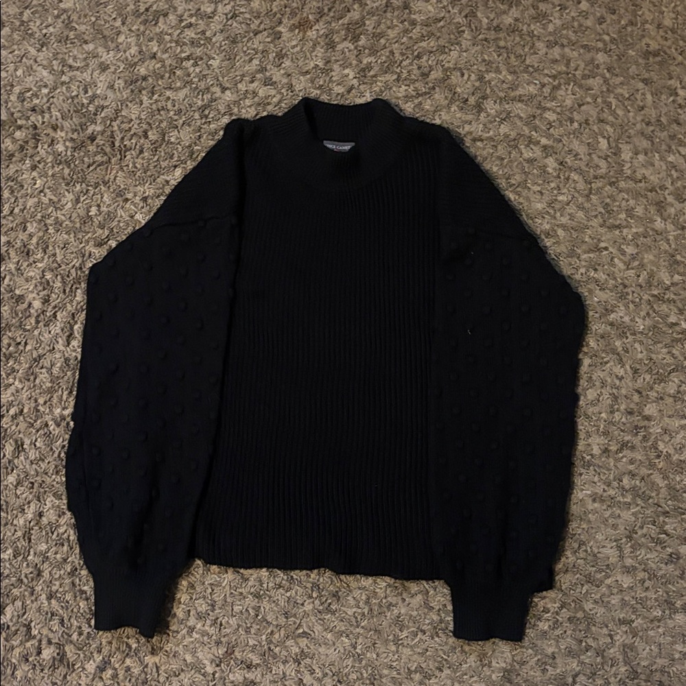 Vince Camuto Black Knit Sweater